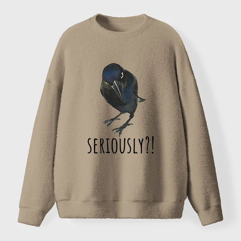 Tokyo-Tiger Raven's Question Fuzzy Sweatshirt