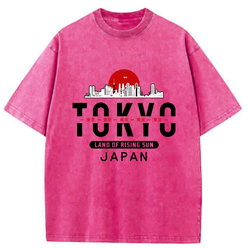 Tokyo-Tiger Tokyo Sunrise Washed T-Shirt