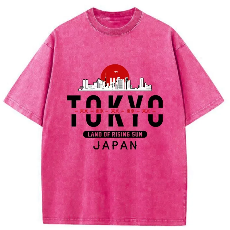 Tokyo-Tiger Tokyo Sunrise Washed T-Shirt