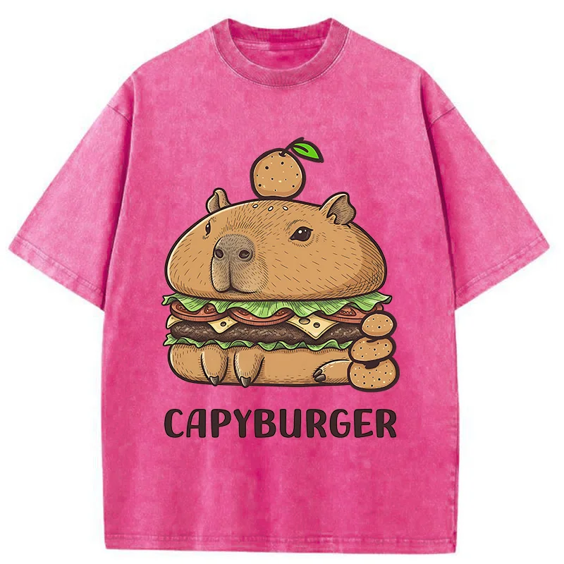 Tokyo-Tiger Capyburger Washed T-Shirt