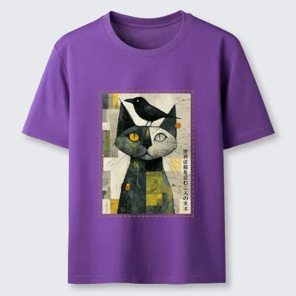 Tokyo-Tiger The Cat And The Crow Are Planning To Rule The World Classic T-Shirt