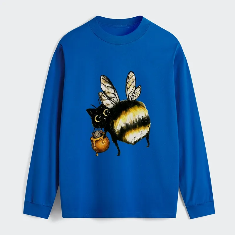 Tokyo-Tiger Cute Catbee Butt Classic Long Sleeve T-Shirt