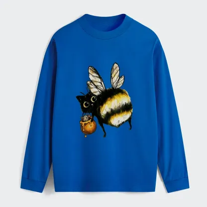 Tokyo-Tiger Cute Catbee Butt Classic Long Sleeve T-Shirt