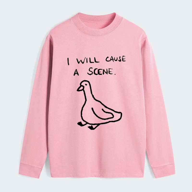 Tokyo-Tiger Stupid Goose Funny Japan Retro Classic Long Sleeve T-Shirt