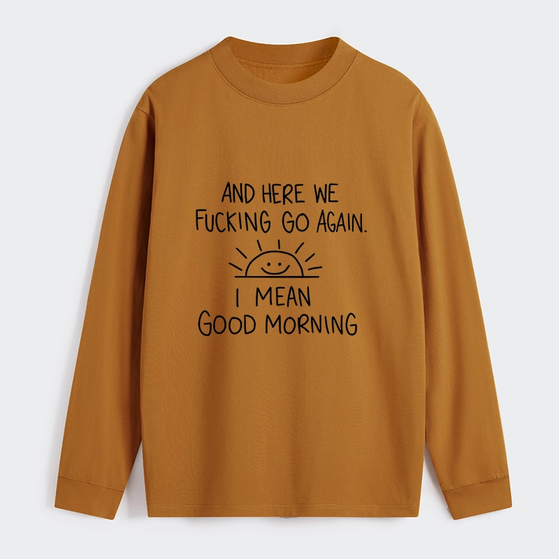 Tokyo-Tiger Different Meanings Of "Good Morning" Classic Long Sleeve T-Shirt
