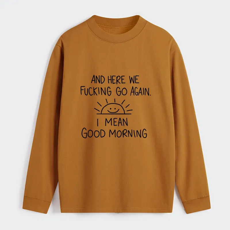 Tokyo-Tiger Different Meanings Of "Good Morning" Classic Long Sleeve T-Shirt