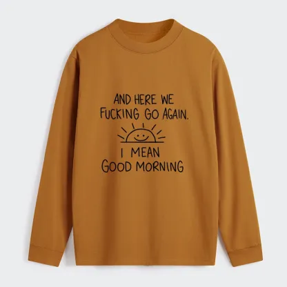Tokyo-Tiger Different Meanings Of "Good Morning" Classic Long Sleeve T-Shirt