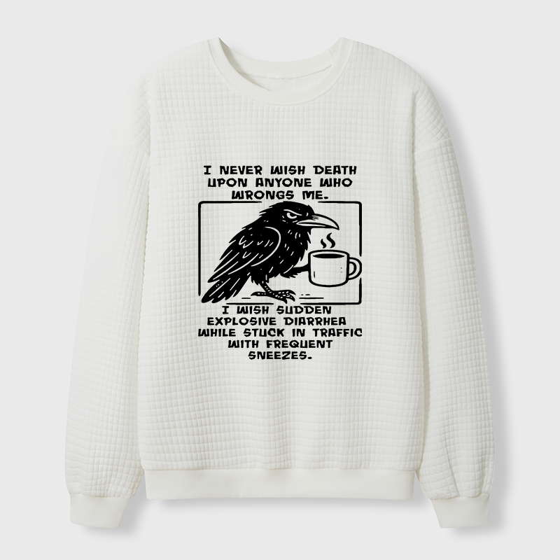 Tokyo-Tiger Curse Of The Raven Waffle Sweatshirt