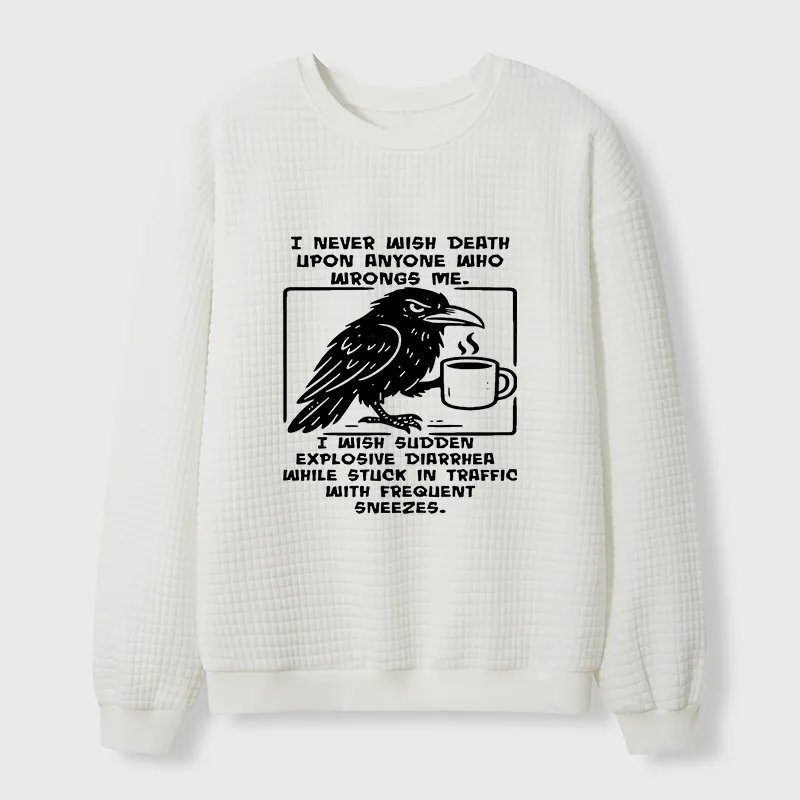 Tokyo-Tiger Curse Of The Raven Waffle Sweatshirt
