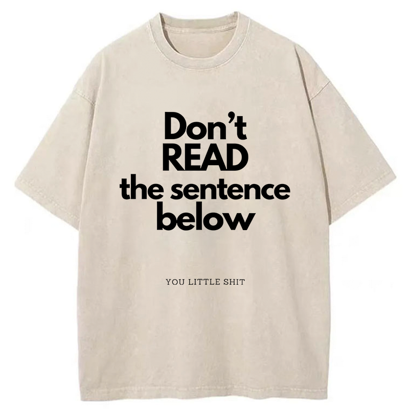 Tokyo-Tiger Humorous Word Games Washed T-Shirt