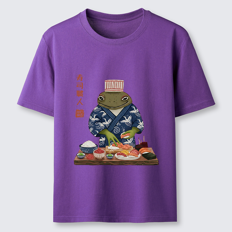 Tokyo-Tiger Frog Sushi Chef Classic T-Shirt