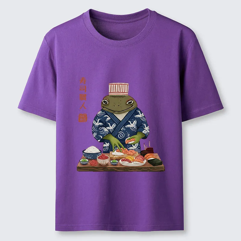 Tokyo-Tiger Frog Sushi Chef Classic T-Shirt