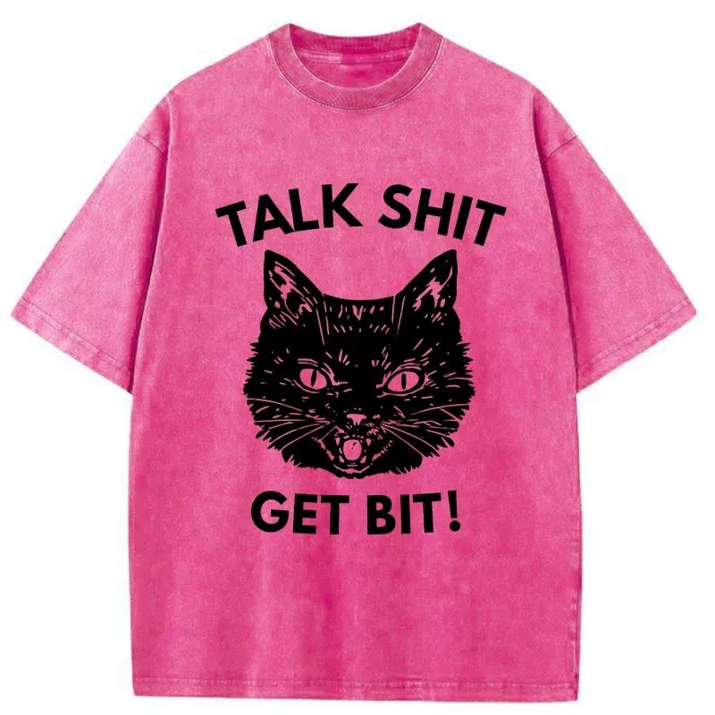 Tokyo-Tiger Consequences Of Talking Nonsense Washed T-Shirt