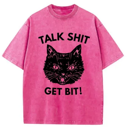 Tokyo-Tiger Consequences Of Talking Nonsense Washed T-Shirt