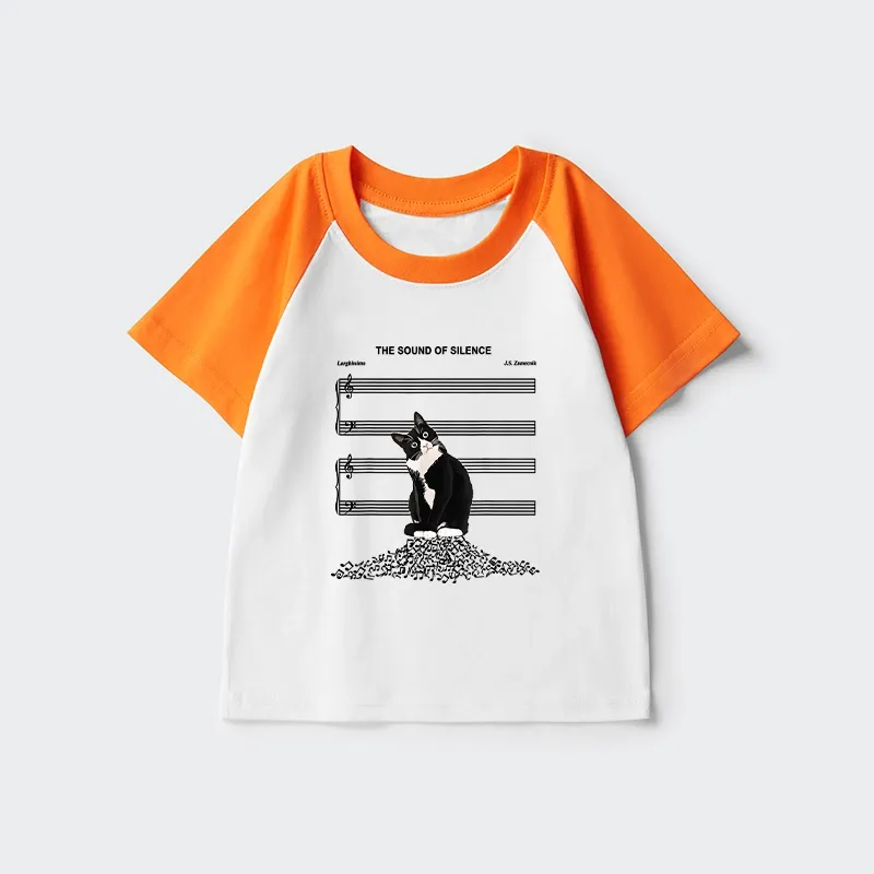 Tokyo-Tiger The Sound Of Silence Kids Raglan T-shirt