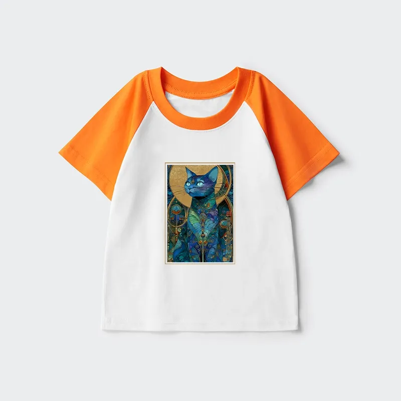Tokyo-Tiger The Cat’s Plan To Rule Them All Kids Raglan T-shirt