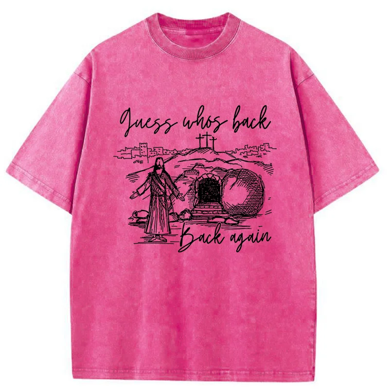 Tokyo-Tiger Funny Jesus Washed T-Shirt