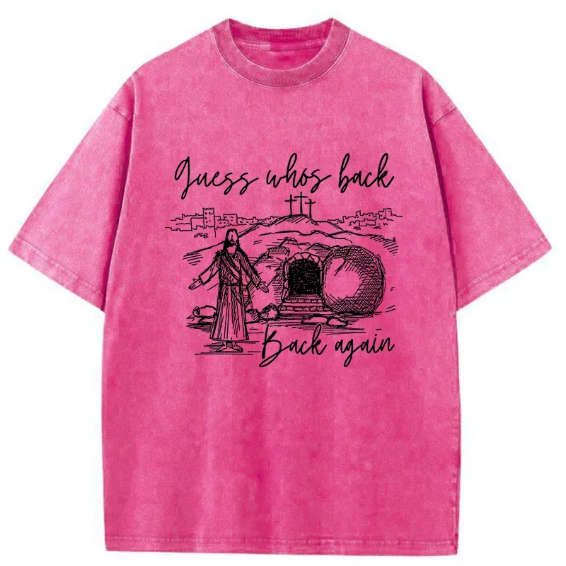 Tokyo-Tiger Funny Jesus Washed T-Shirt