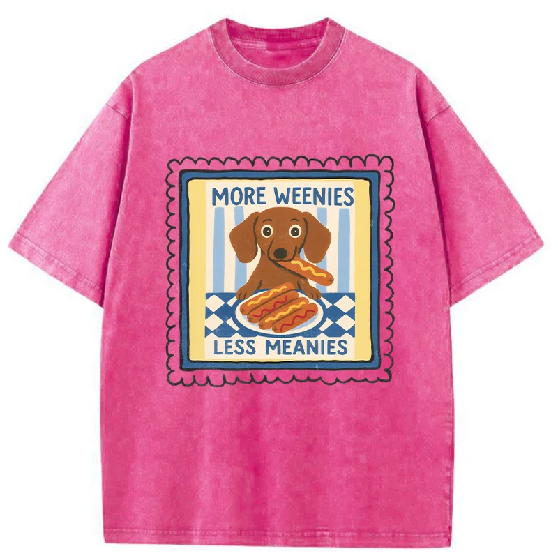 Tokyo-Tiger More Weenies Less Meanies Washed T-Shirt