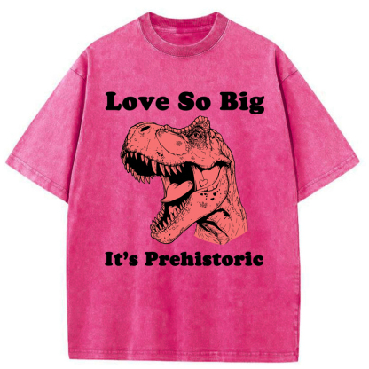 Tokyo-Tiger Prehistoric Love Washed T-Shirt