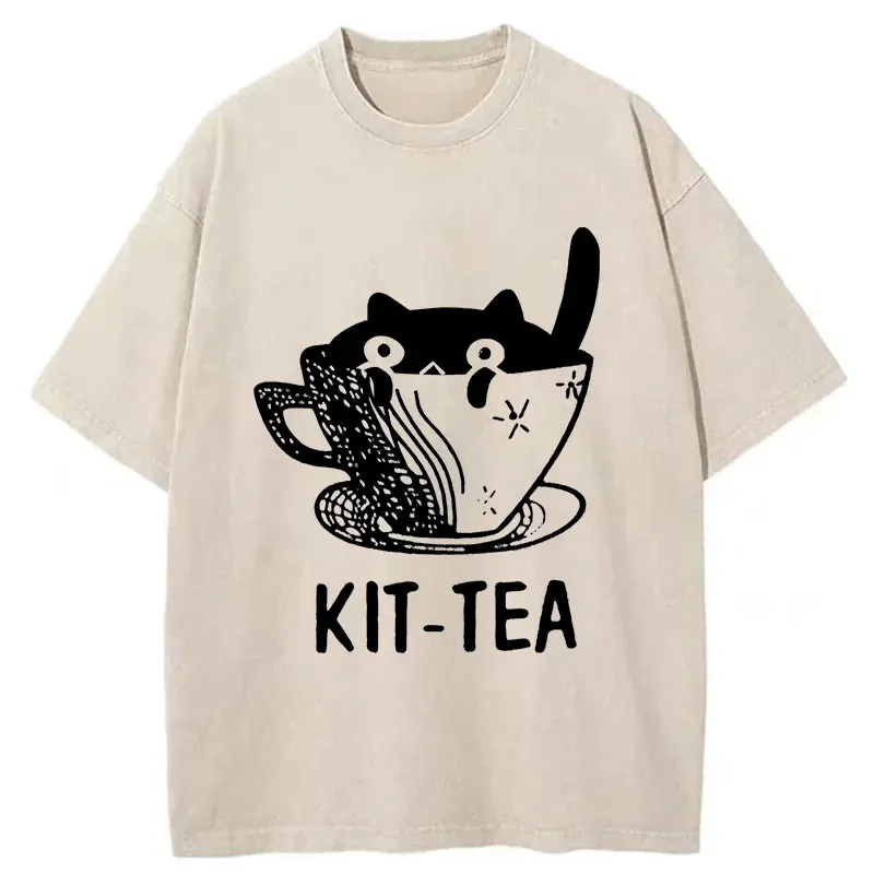 Tokyo-Tiger Kit-Tea Washed T-Shirt Sale