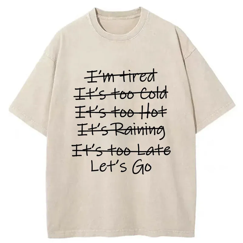 Tokyo-Tiger Let's Go Excitation Washed T-Shirt
