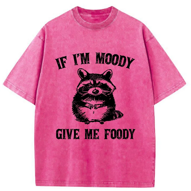 Tokyo-Tiger Eating Can Bring Happiness Washed T-Shirt