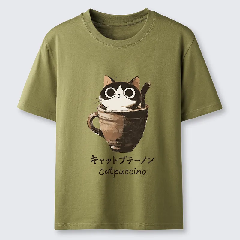 Tokyo-Tiger Cat Cappuccino Classic T-Shirt