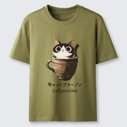 Tokyo-Tiger Cat Cappuccino Classic T-Shirt