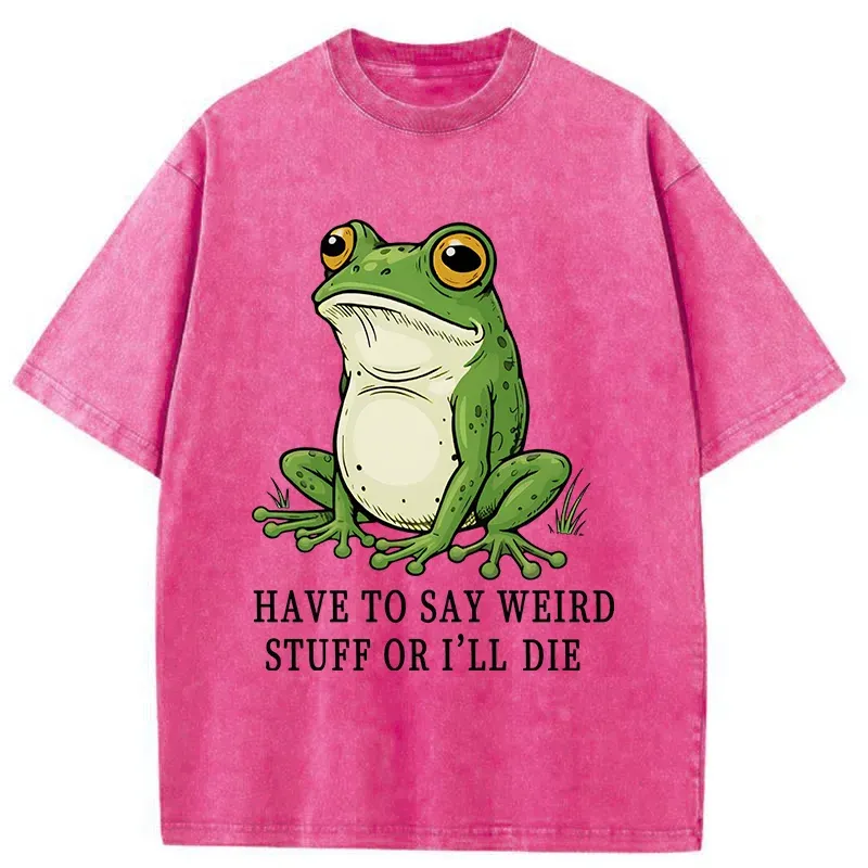 Tokyo-Tiger Strange Frog Washed T-Shirt