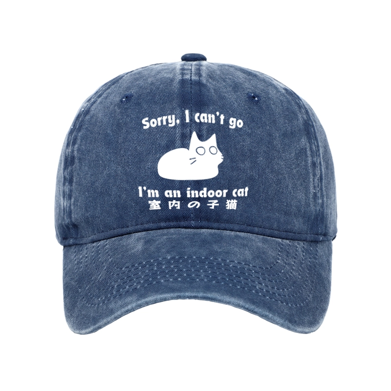 Tokyo-Tiger Indoor Kitten Washed Cap