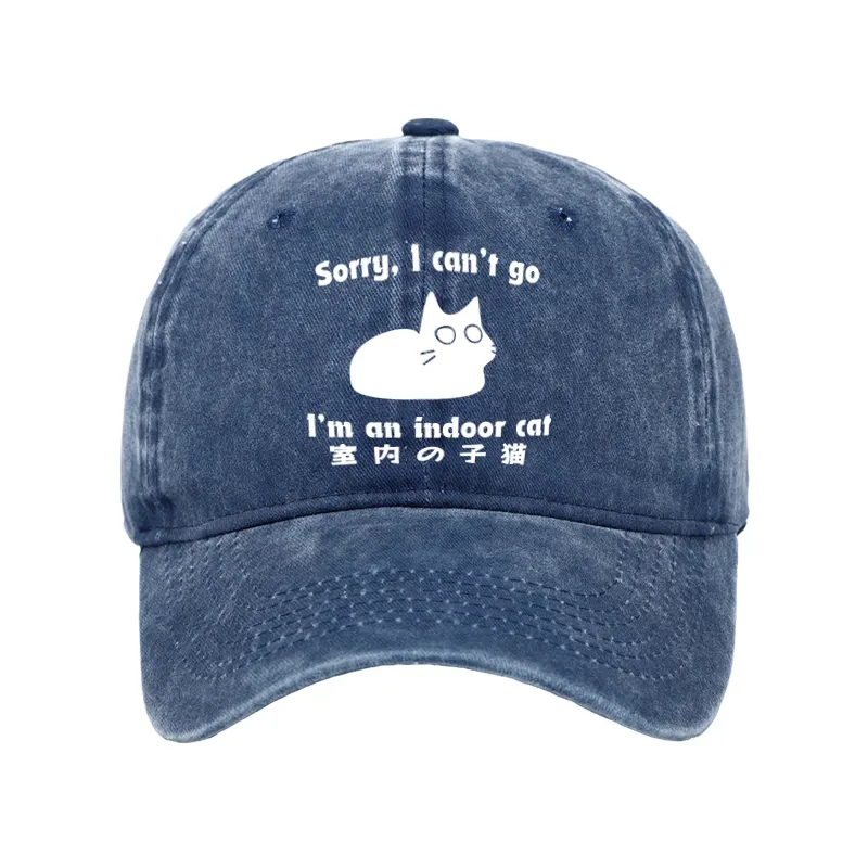 Tokyo-Tiger Indoor Kitten Washed Cap