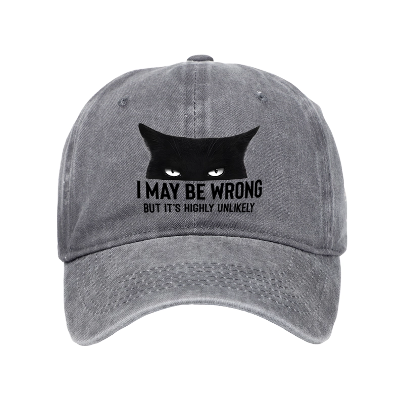 Tokyo-Tiger Cat Can Do No Wrong Washed Cap