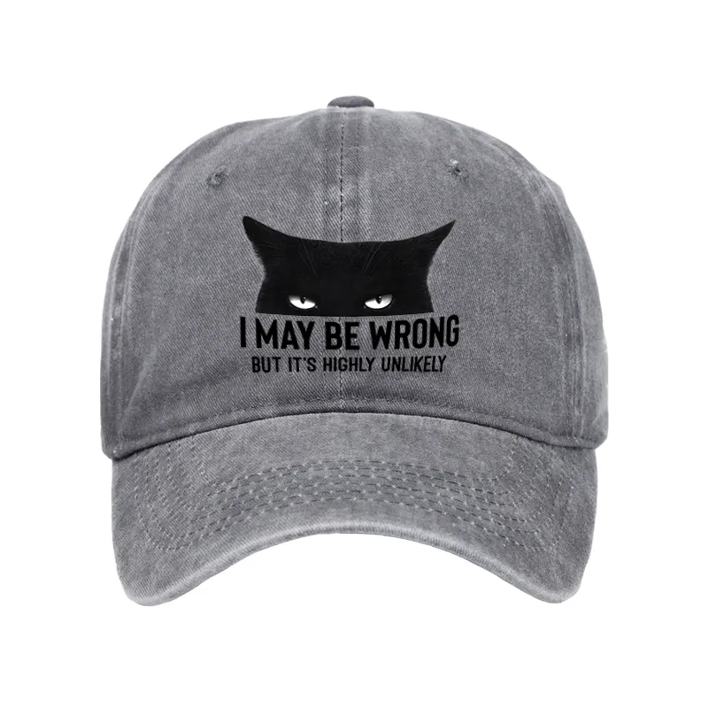 Tokyo-Tiger Cat Can Do No Wrong Washed Cap