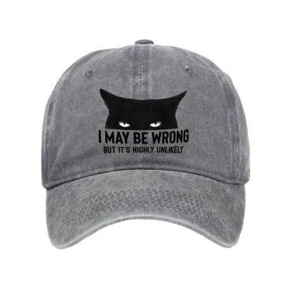 Tokyo-Tiger Cat Can Do No Wrong Washed Cap