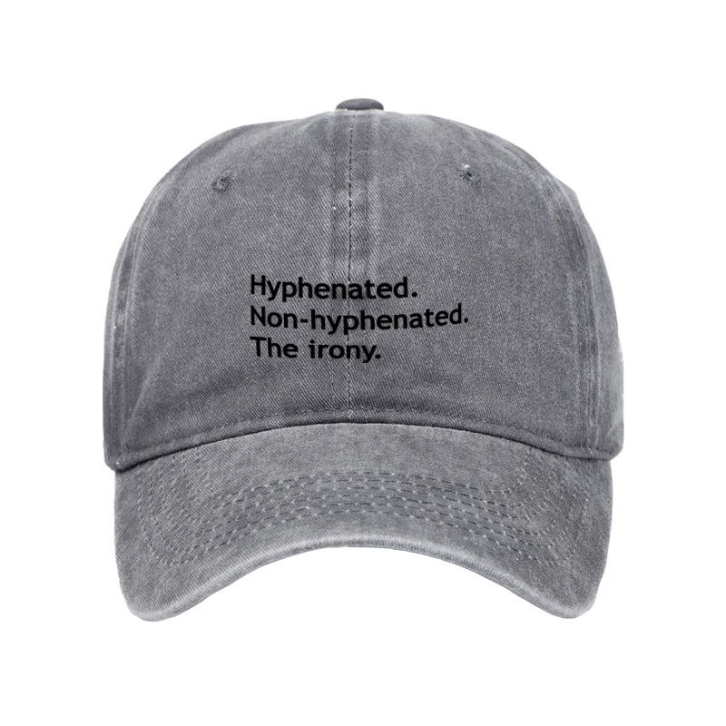 Tokyo-Tiger Hyphenated Funny Washed Cap