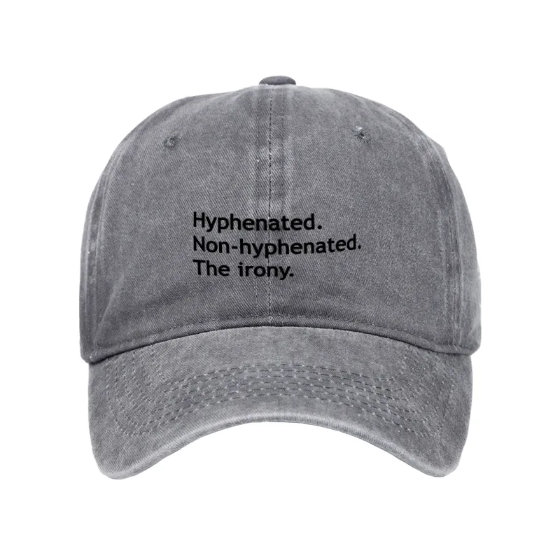Tokyo-Tiger Hyphenated Funny Washed Cap