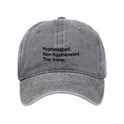 Tokyo-Tiger Hyphenated Funny Washed Cap