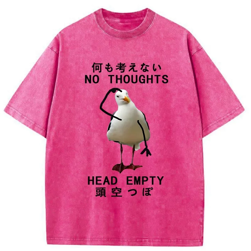 Tokyo-Tiger No Thought Head Empty Washed T-Shirt