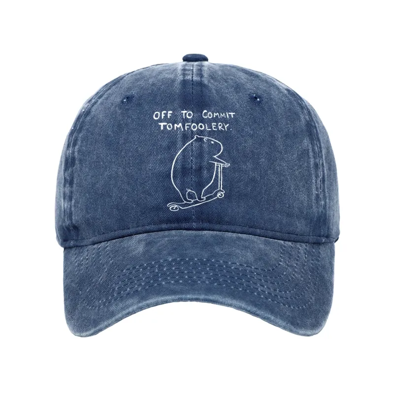 Tokyo-Tiger Capybara Is Ready To Do Something Bad Washed Cap