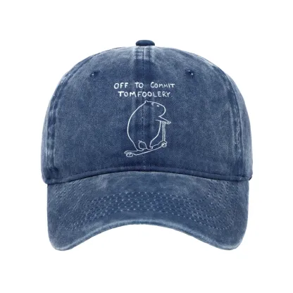 Tokyo-Tiger Capybara Is Ready To Do Something Bad Washed Cap