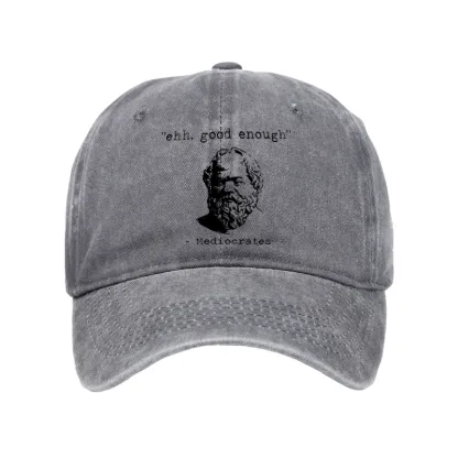 Tokyo-Tiger Mediocrates Meme Washed Cap