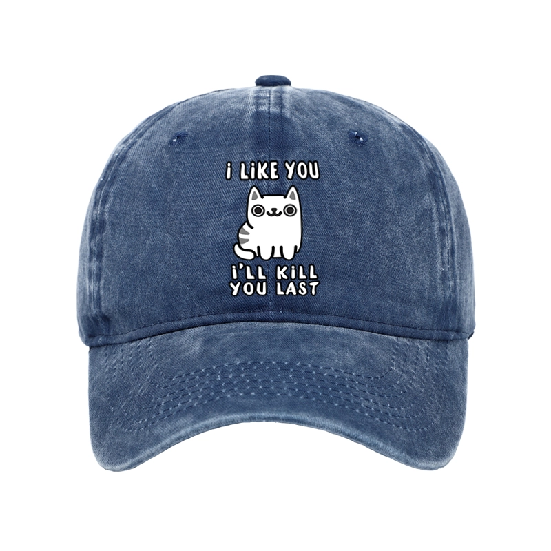 Tokyo-Tiger Cats And Humans Have A Love-hate Relationship Washed Cap