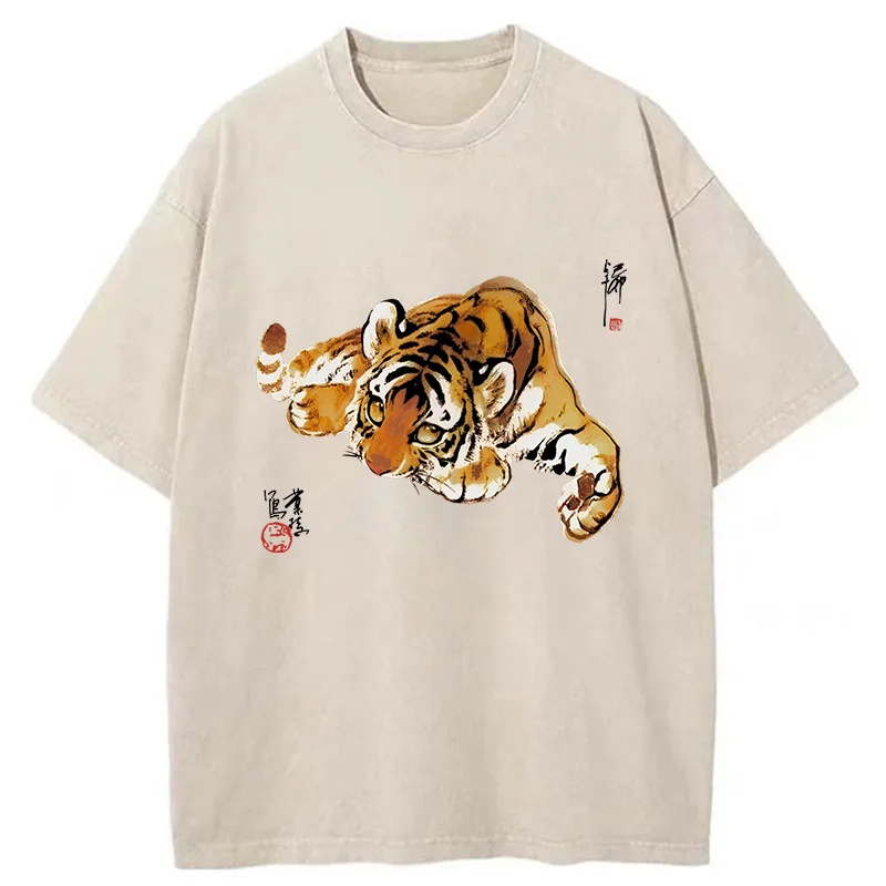 Tokyo-Tiger Tiger Cub Washed T-Shirt
