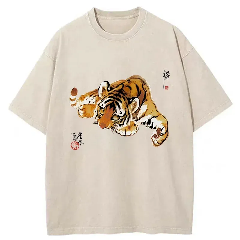 Tokyo-Tiger Tiger Cub Washed T-Shirt