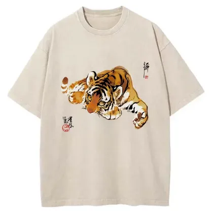 Tokyo-Tiger Tiger Cub Washed T-Shirt