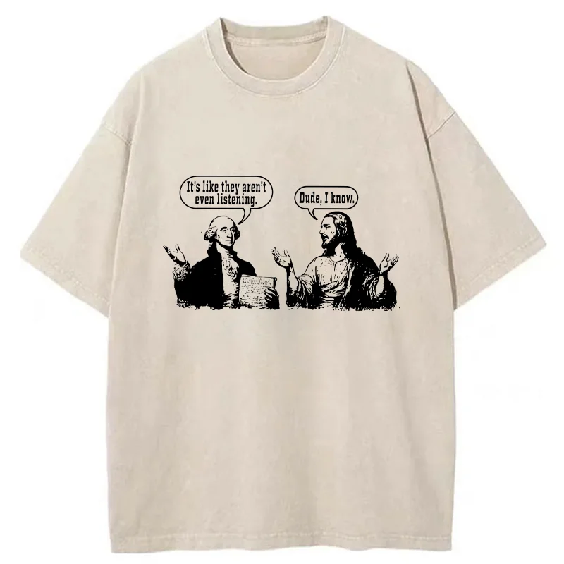 Tokyo-Tiger Pretending To Be Deaf And Dumb Washed T-Shirt