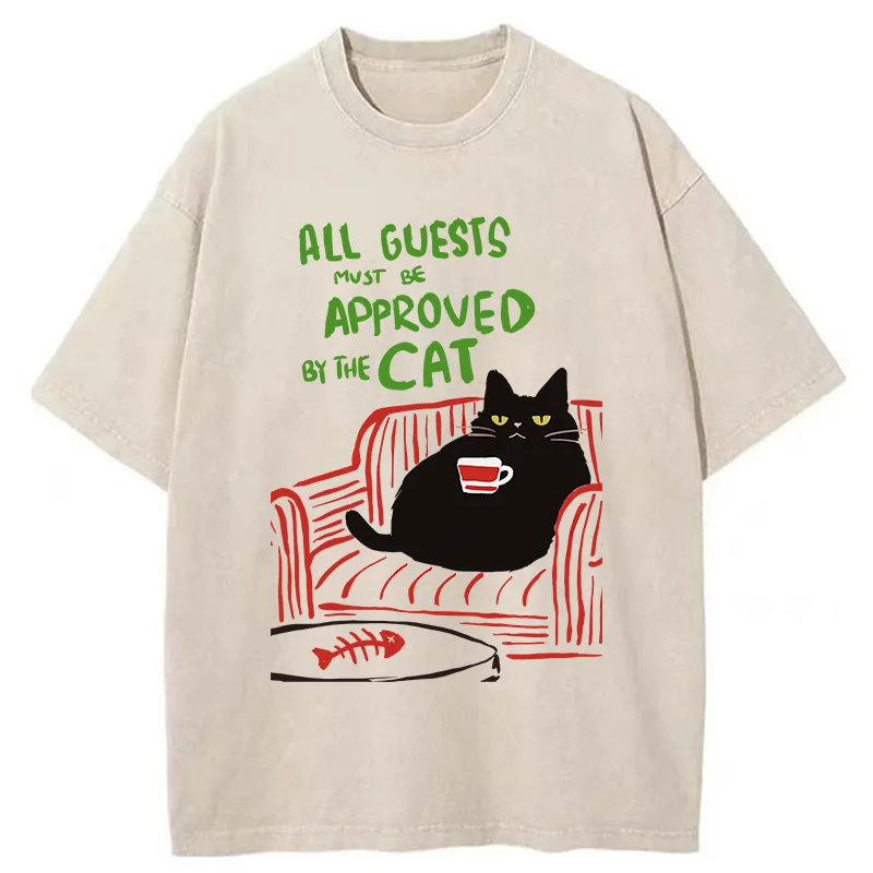 Tokyo-Tiger Cat Is The Master Of The House Washed T-Shirt