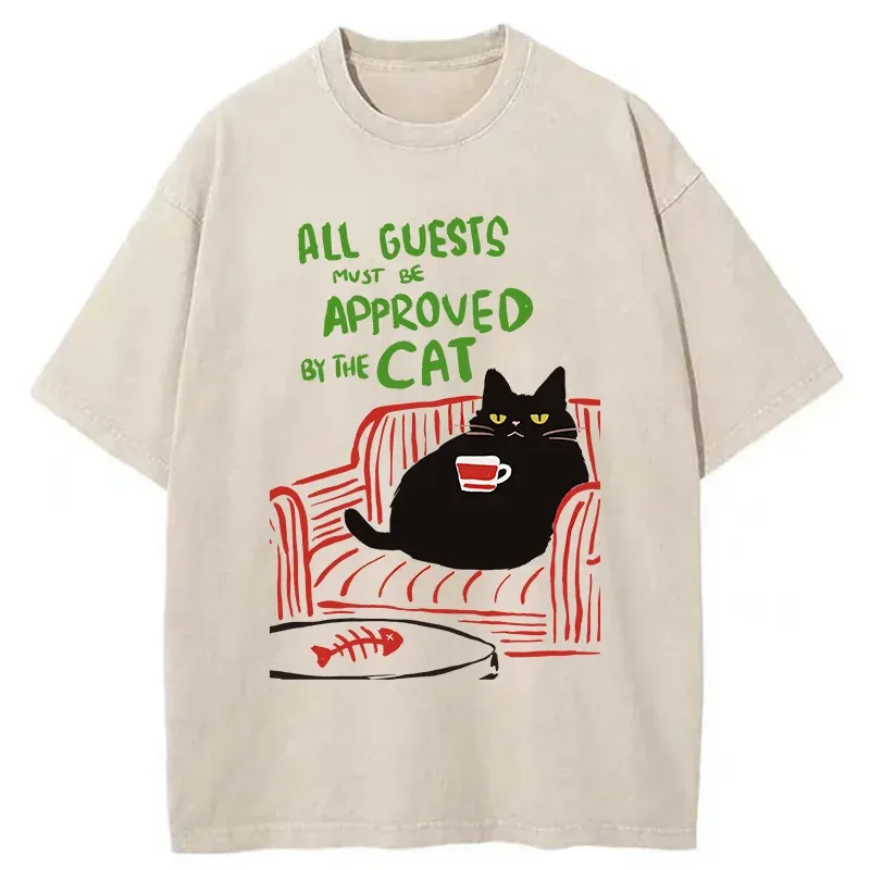 Tokyo-Tiger Cat Is The Master Of The House Washed T-Shirt