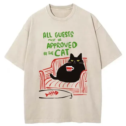 Tokyo-Tiger Cat Is The Master Of The House Washed T-Shirt